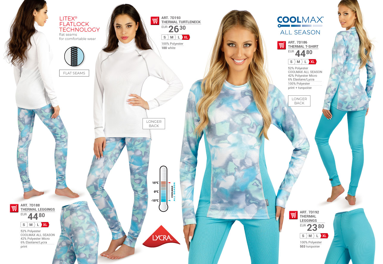 Thermal underwear 2025 [page 127] - catalog LITEX
