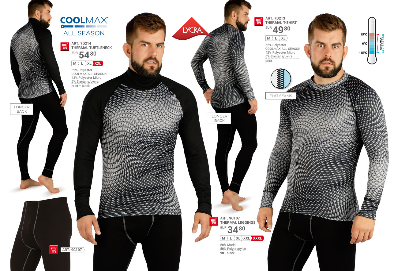 Thermal underwear 2025 [page 131] - catalog LITEX