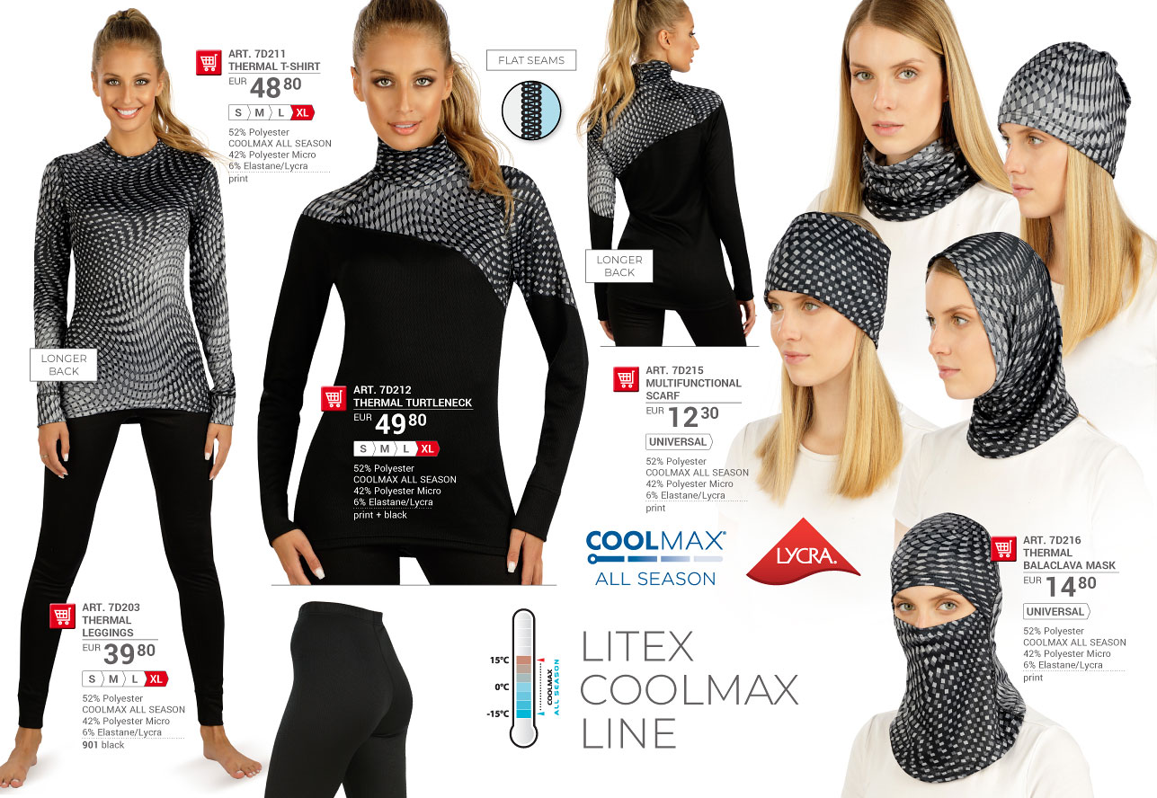 Thermal underwear 2025 [page 132] - catalog LITEX