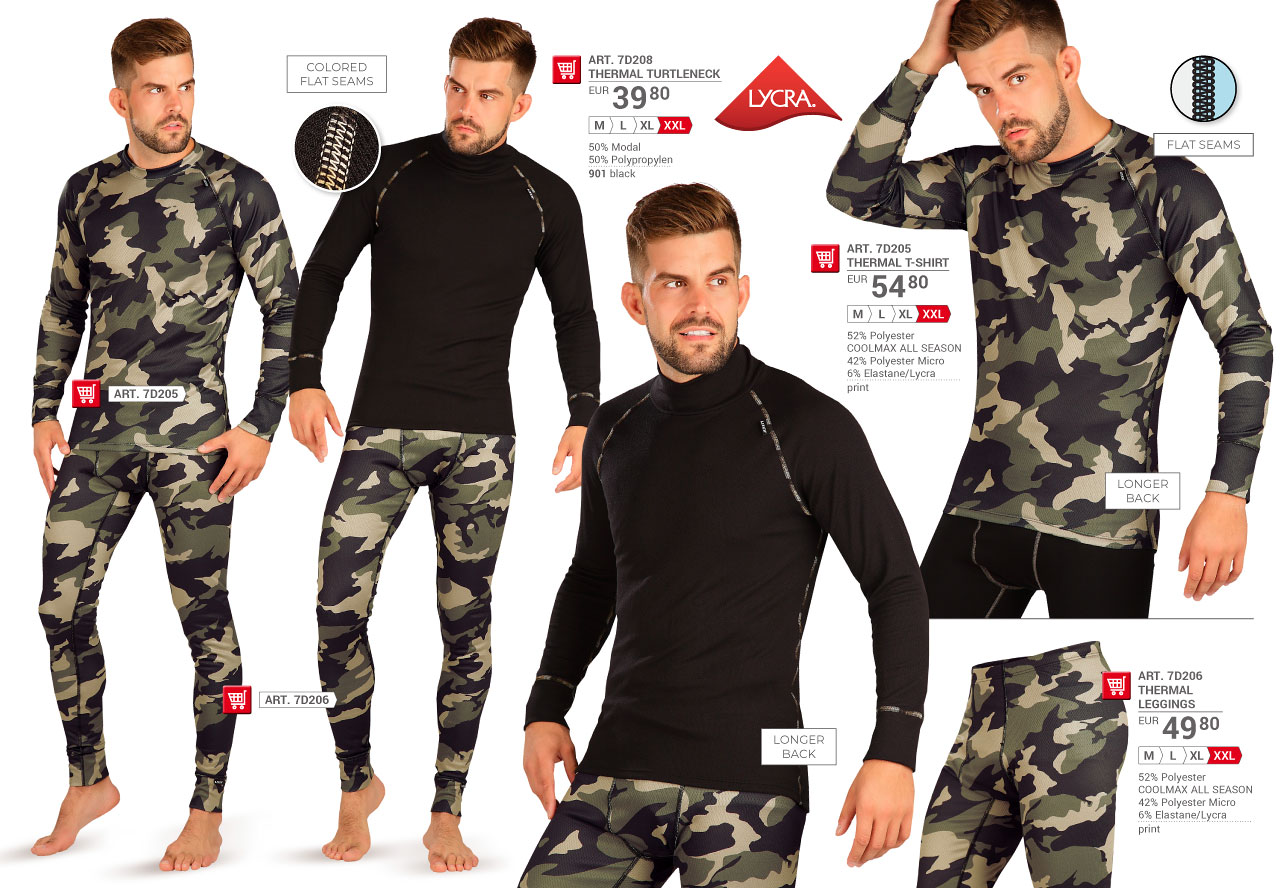 Thermal underwear 2025 [page 133] - catalog LITEX