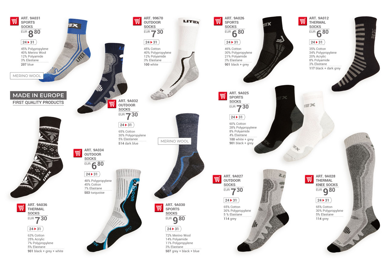 Socks 2024 [page 142] - catalog LITEX