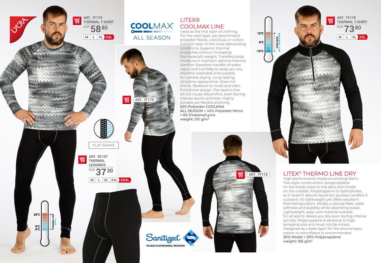 Thermal underwear 2025 [page 96] - catalog LITEX