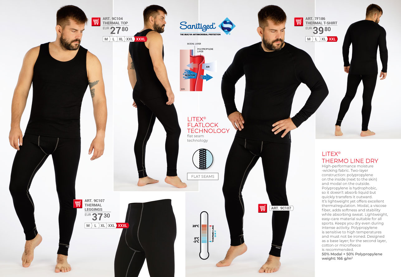 Thermal underwear 2025 [page 100] - catalog LITEX