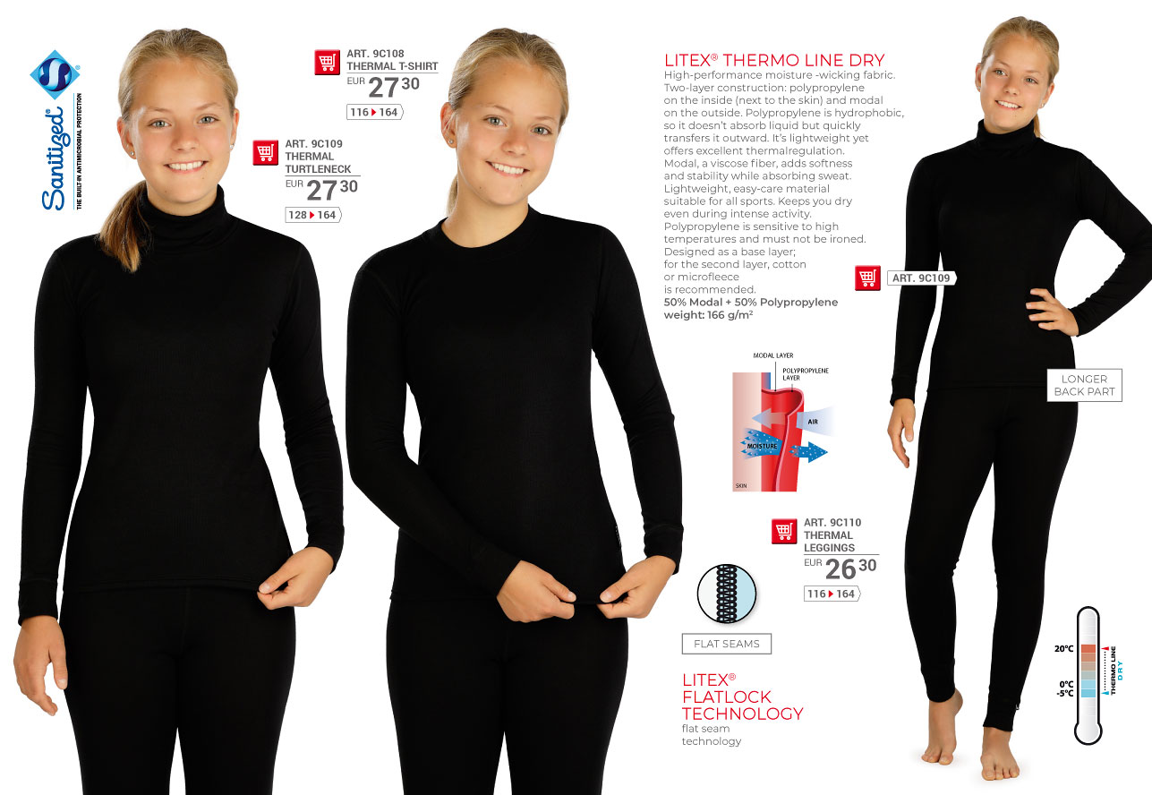 Thermal underwear 2025 [page 101] - catalog LITEX