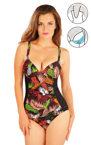 Swimsuit with cups.