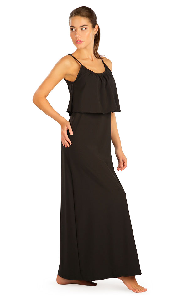 Women´s long dress with ruffles. 5B187 | Sportswear - Discount LITEX