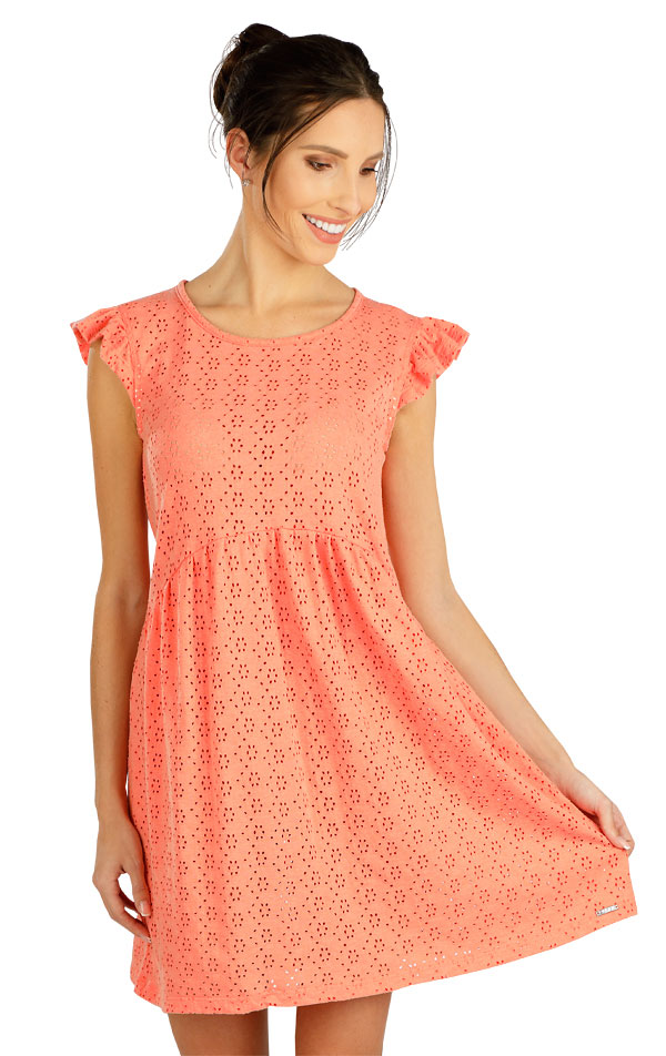 Woman´s sleeveless dress with ruffles. 5C010 | Dresses, skirts, tunics LITEX