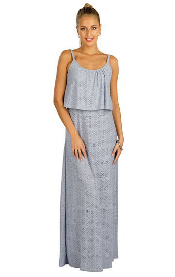 Dresses, skirts, tunics > Women´s long dress with ruffles. 5C018