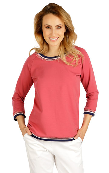 Hoodies, Polonecks > Women´s sweatshirt with 3/4 length sleeves. 5C169