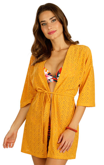 Beach Cardigan with 3/4 length sleeves.