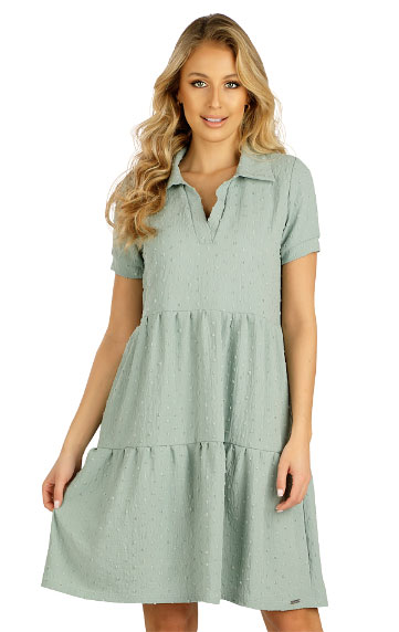 Dresses, skirts, tunics > Women´s dress with short sleeves. 5D026