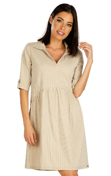 Women´s clothes > Women´s dress with short sleeves. 5D036