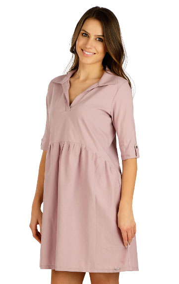 Women´s clothes > Women´s dress with short sleeves. 5D045