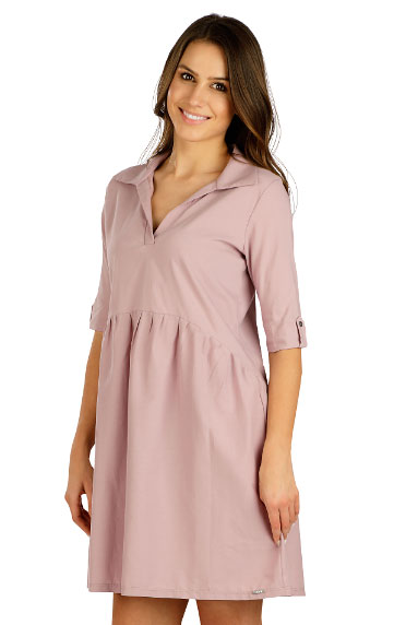 Dresses, skirts, tunics > Women´s dress with short sleeves. 5D045