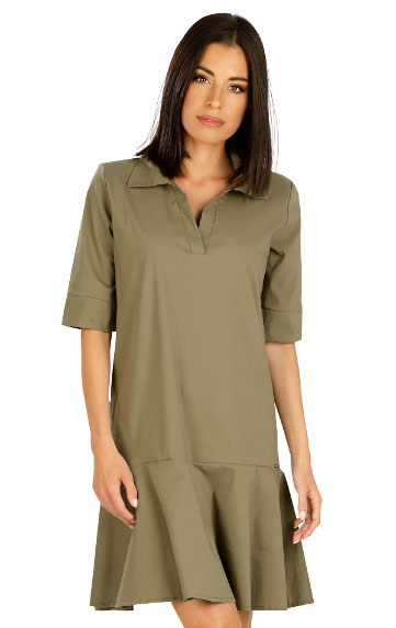 Women´s clothes > Women´s dress with short sleeves. 5D049