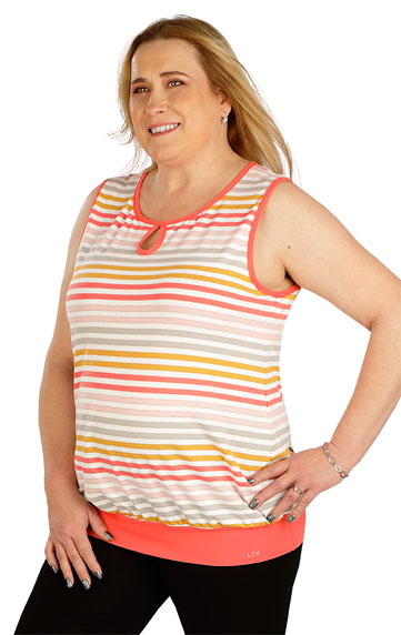 Plus size LITEXXXL > Women´s sleeveless T-shirt. 5D084