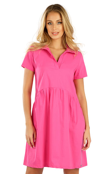 Dresses, skirts, tunics > Women´s dress with short sleeves. 5E081