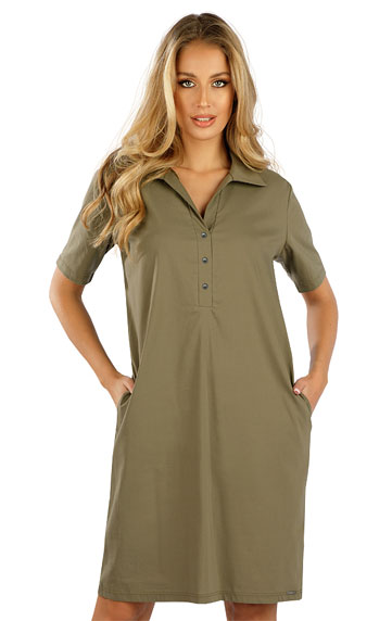 Women´s clothes > Women´s dress with short sleeves. 5E086