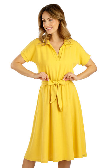 Dresses, skirts, tunics > Women´s dress with short sleeves. 5E104