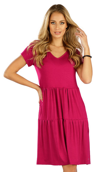 Women´s clothes > Women´s dress with short sleeves. 5E226