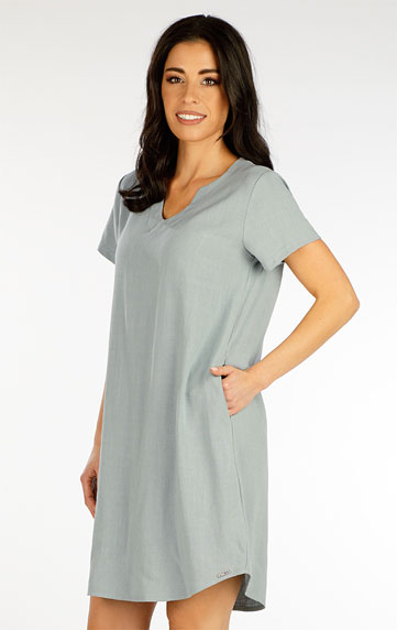 Dresses, skirts, tunics > Women´s dress with short sleeves. 5F089