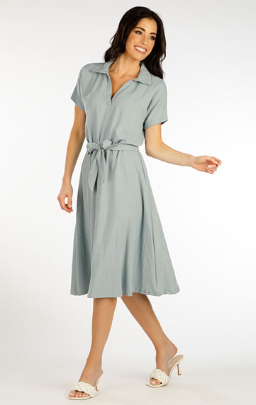 Dresses, skirts, tunics > Women´s dress with short sleeves. 5F090