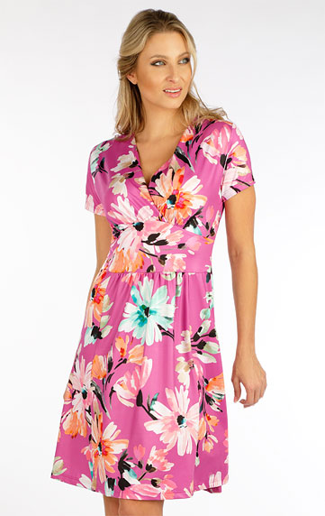 Dresses, skirts, tunics > Women´s dress with short sleeves. 5F112