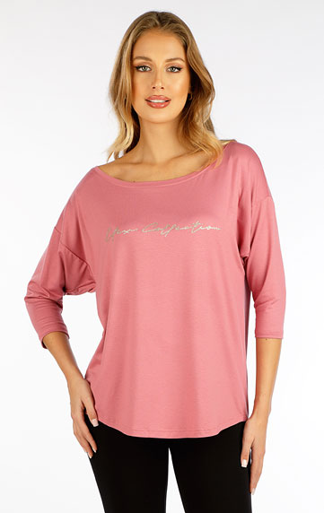 T-Shirts, tops, blouses > Women´s shirt with 3/4 length sleeves. 5F152