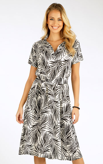 Women´s clothes > Women´s dress with short sleeves. 5G155