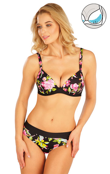 Bikini top with cups.