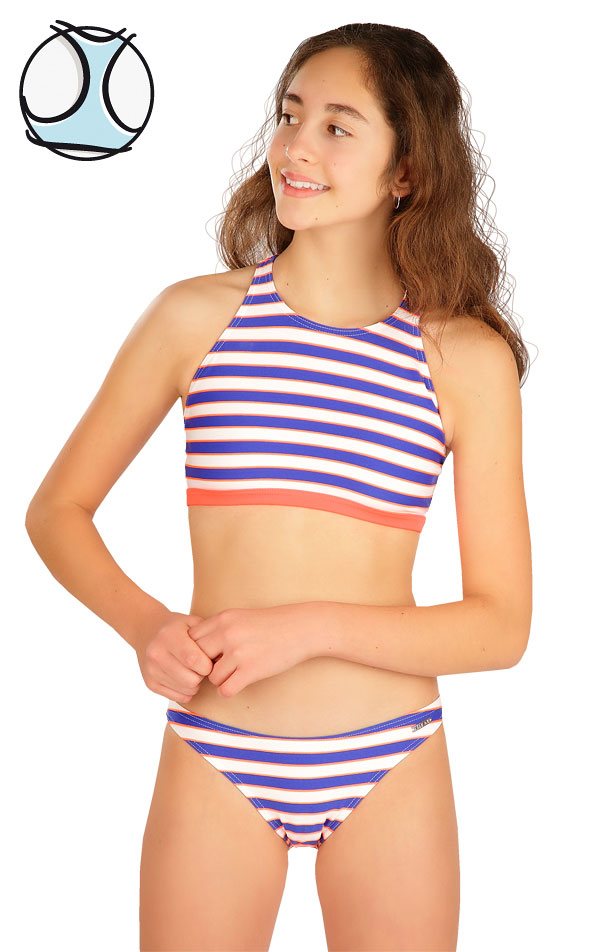 kalmeren halfrond vervolging Girl´s sport bikini top. 6B464 | LITEX.NL