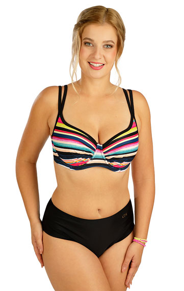 Bikini top with deep cups.