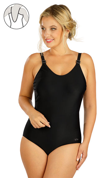 Swimsuit with bra support.