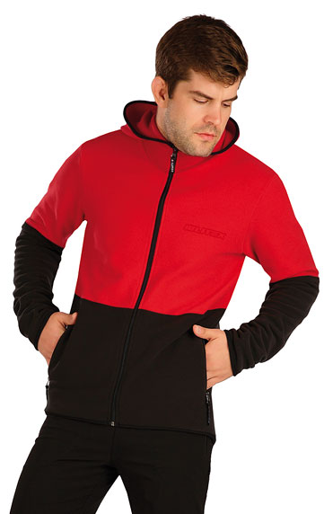 Discount > Men´s fleece hooded jumper. 7A284