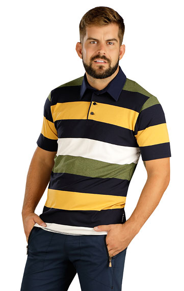 MEN'S SPORTSWEAR > Men´s polo shirt with short sleeves. 7C013