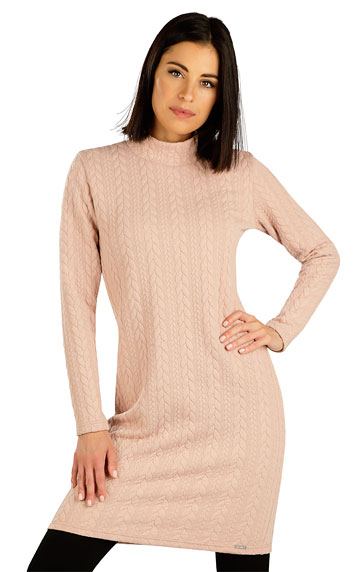 Women´s clothes > Women´s dress with long sleeves. 7C064