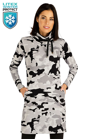 Sweatshirt dresses > Women´s dress with long sleeves. 7C101