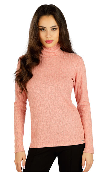 Damen Rollkragenpullover mit langen Ärmeln.