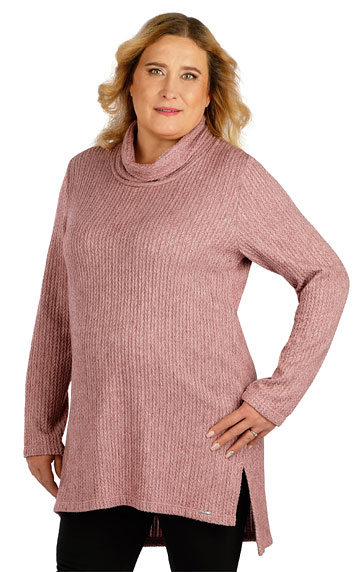 Plus size LITEXXXL > Women´s  turtleneck with long sleeves. 7D028