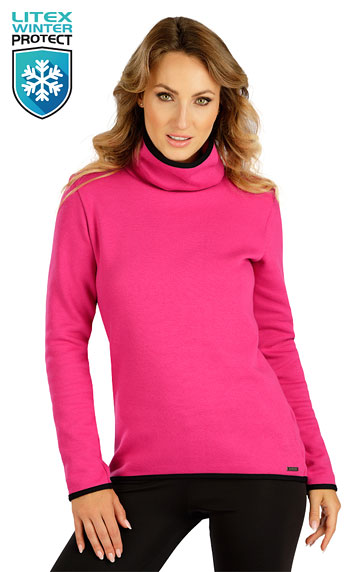 Sweatshirts, cardigans, Polonecks > Women´s  turtleneck with long sleeves. 7D046