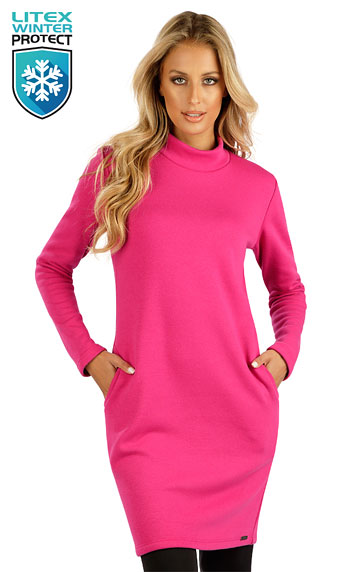 Sweatshirt dresses > Women´s dress with long sleeves. 7D047