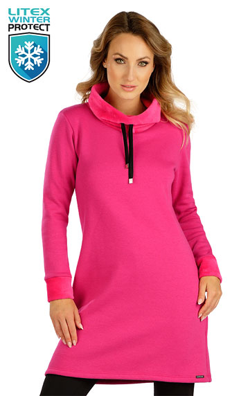 Sweatshirt dresses > Women´s dress with long sleeves. 7D049