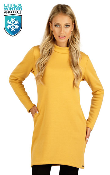 Sweatshirt dresses > Women´s dress with long sleeves. 7D053