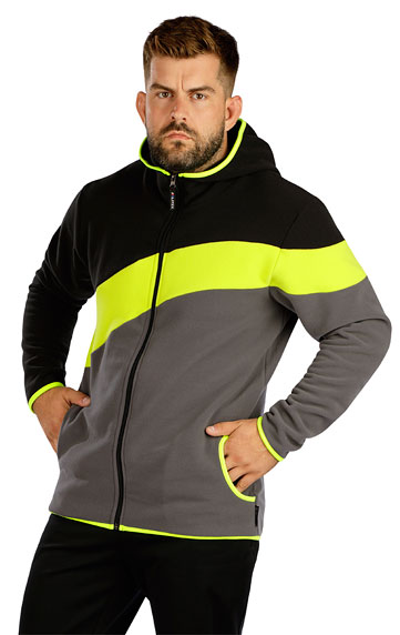 MEN'S SPORTSWEAR > Men´s fleece hooded jumper. 7E267