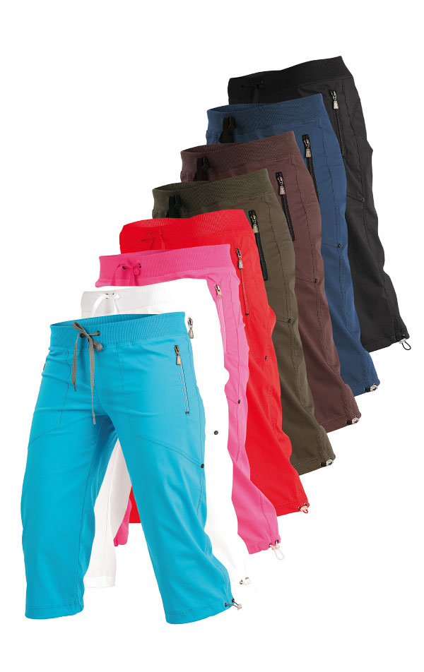 Ladies 100 Cotton Cropped Trouser Women 3/4 Length Shorts UK 10 12 14 16 18  20