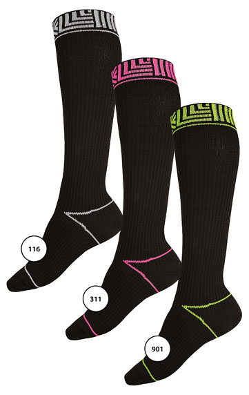 Sports compression knee high socks.