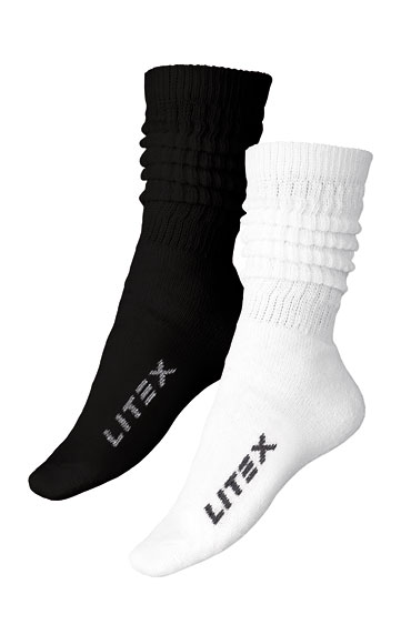 Fitness over-the-calf socks.