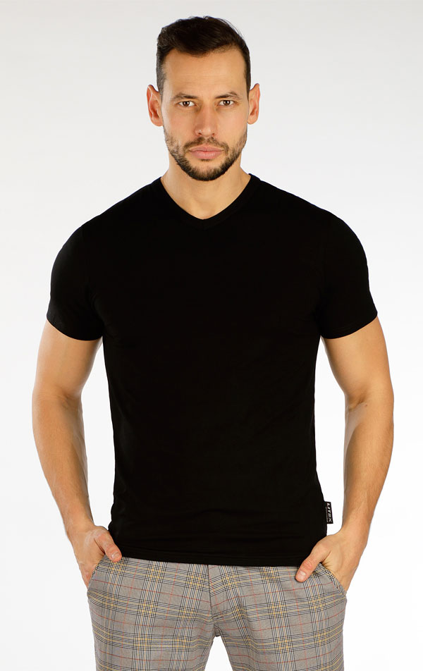 Distrahere Luksus flare Men´s slimming T-shirt. 9D102 | LITEX.NL